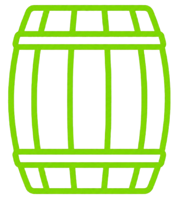 Icono de barriles